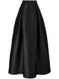 pleat detail full skirt