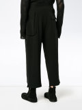 cropped rope belt trousers