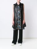 long zipped waistcoat
