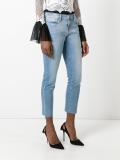 cropped skinny jeans 