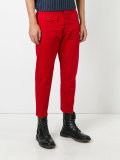 cropped cargo trousers