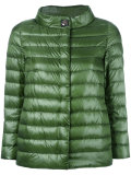 high neck buttoned jacket