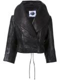 wide lapel cropped jacket