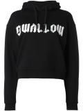 Swallow print hoodie