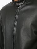 banded collar jacket