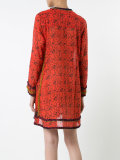 criss-cross neck dress