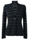 check woven jacket