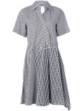 'Risorsa' striped asymmetric dress