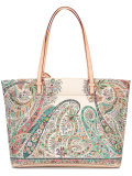 abstract print tote