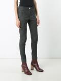 pinstripe skinny trousers
