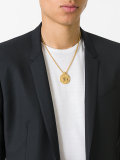 Medusa coin pendant necklace
