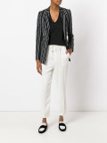 drawstring cropped pants 