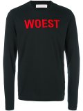 'Woest'刺绣套头衫