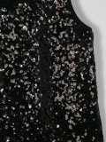 sequin embellished tank top