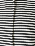 striped round-neck coat
