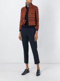 knot detail cropped jacket