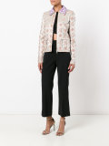 floral jacquard jacket