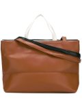 block colour shoulder bag