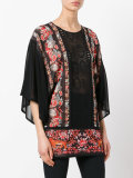 sheer panel kaftan