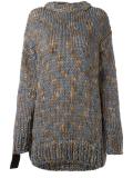 embellished sleeves jumper