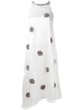 floral embroidery dress