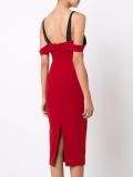 off-shoulders fitted dress