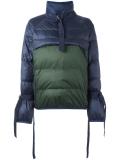 two tone puffa jacket