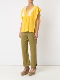 straight leg trousers
