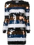 sequined mini dress