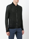 embossed bomber jacket
