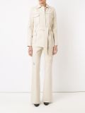 lace up fitted coat
