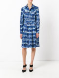 belted shirt dress