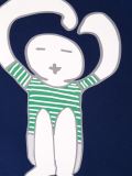 印花手提包