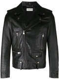 scale textured biker jacket
