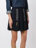 embroidered pleated skirt