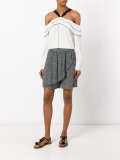 geometric print shorts