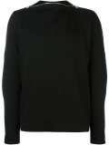 zipped detailing sweatshirt