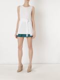 plain wrap fastening blouse