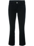 flared cropped trousers