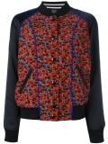 floral print bomber jacket