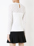 lace insert blouse