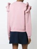 ruffled sweatshirt