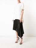flared trim blouse