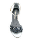 embellished flat sandals