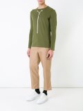 drawstring detail longsleeved T-shirt