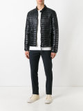 banded collar jacket
