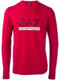 logo print longsleeved T-shirt