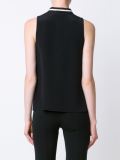 drawstring neck detail top