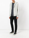 zipped hoodie
