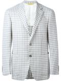 checked blazer